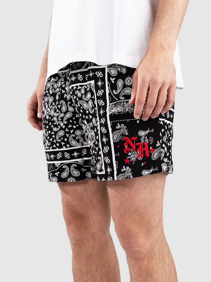 Ninth Hall Ninth Hall Paisley Rayon Shorts mønster