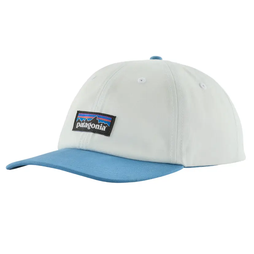 Patagonia Patagonia P-6 Label Trad Cap Birch White W/Shore Blue