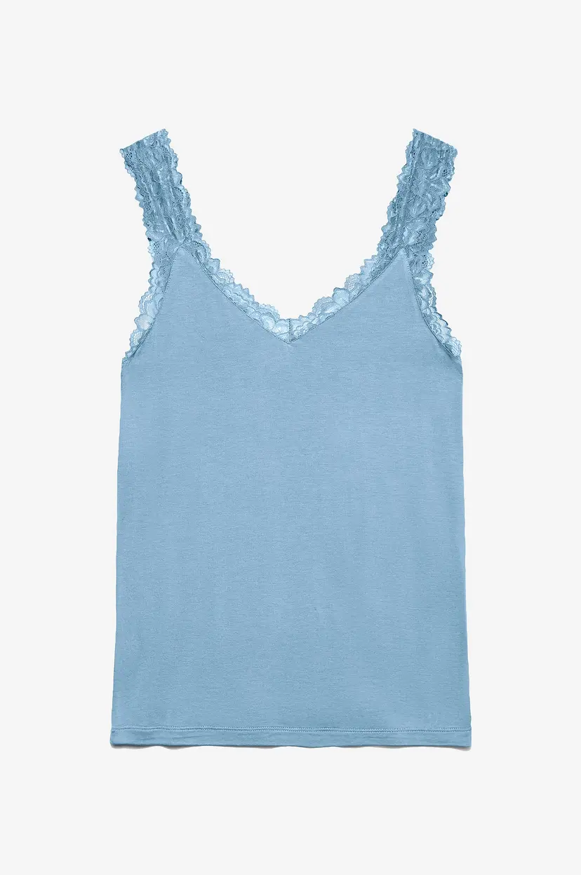 Vero Moda Topp vmRosa SL Top Jrs - Blå