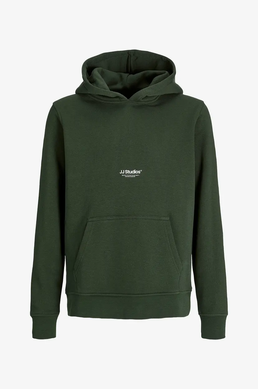 Jack & Jones Junior Hettegenser jjeSoho Sweat Hood Jnr - Grønn