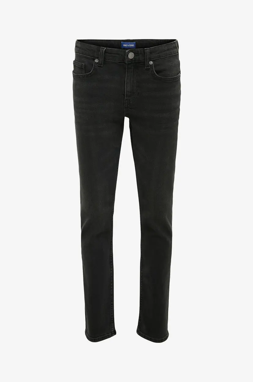 ONLY & SONS JUNIOR Jeans osjWeft Regular WB 6152 Pim - Svart