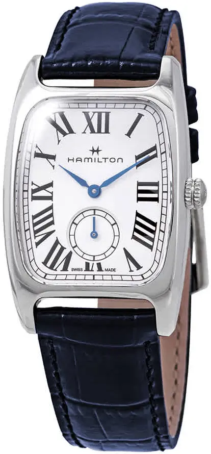 Hamilton Hamilton Herreklokke H13321611 American Classic Boulton Hvit/Lær
