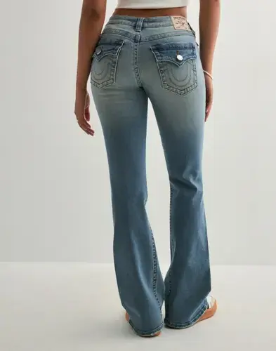 True Religion True Religion - Blå - Joey Low Rise Flare FLAP_