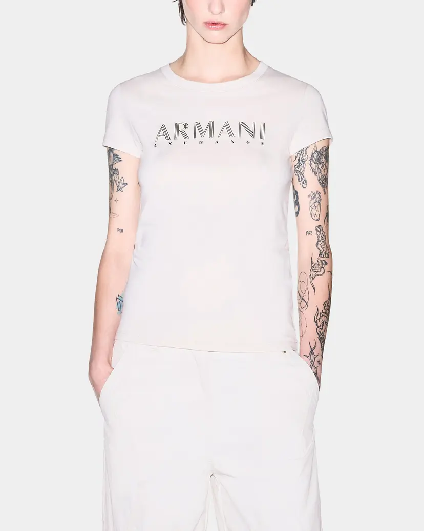 Armani Exchange Armani Exchange XW002547 Beige T-shirt