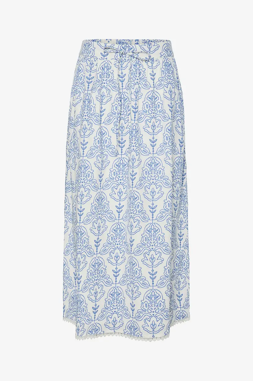 Y.A.S Maxi skjørt yasCinni HW Ankle Skirt - Blå