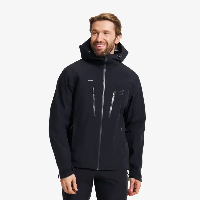 RevolutionRace Silence Proshell 3L Jacket Herre Black/Anthracite