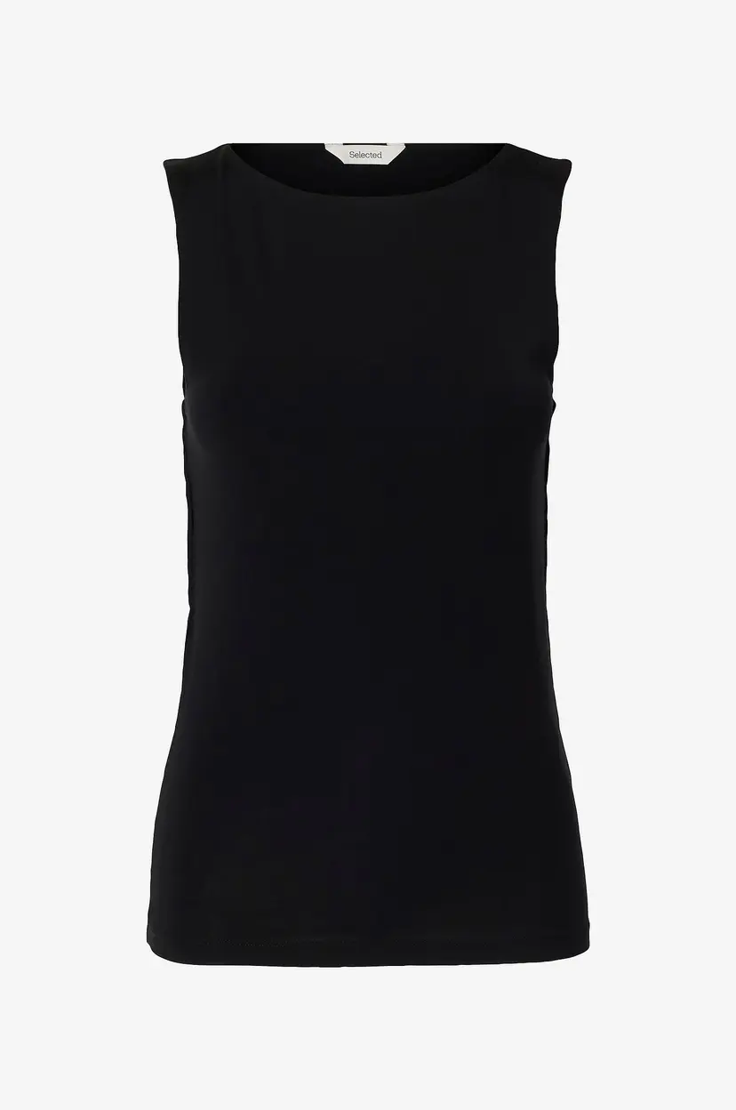 Selected Women Singlet slfManja SL Reversible Top - Svart