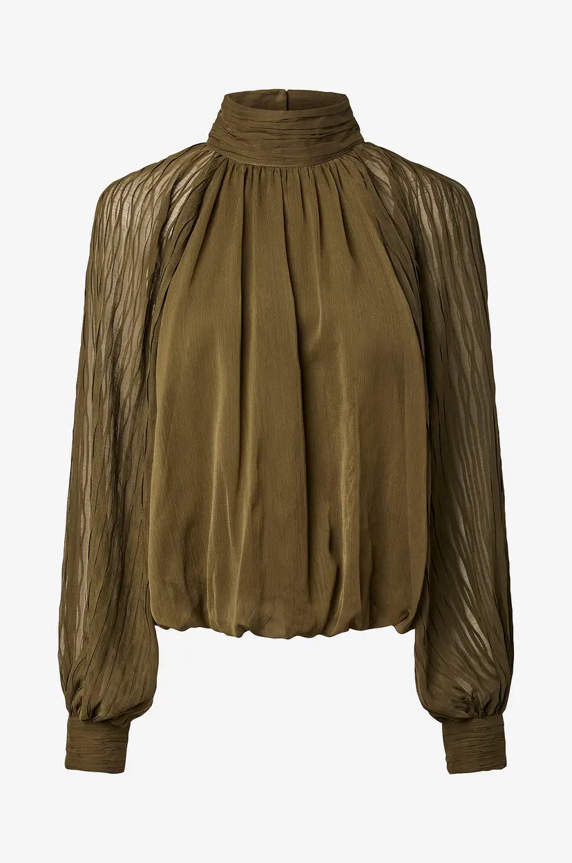 Y.A.S Bluse Yasolera Ls Top S. - Brun