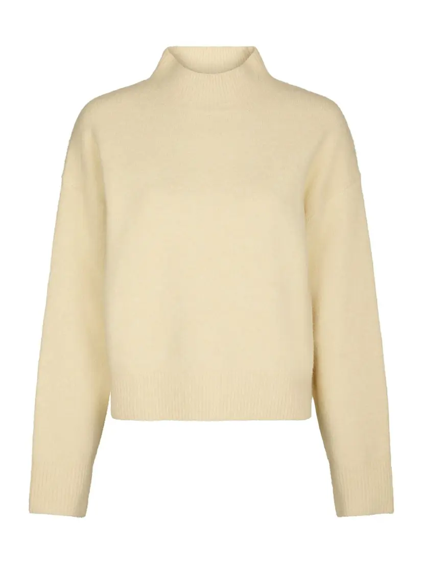 Neo Noir Paulina Knit Blouse - Butter Yellow
