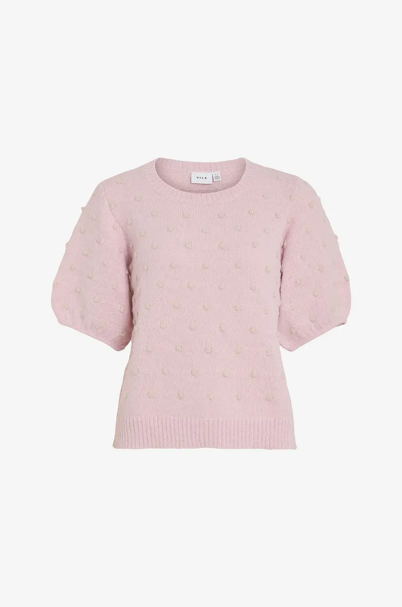 Vila Topp viDottie 2/4 Sleeve Knit - Rosa