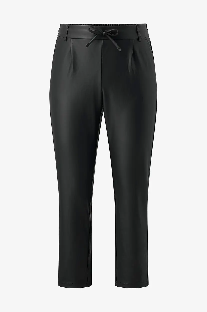 Only Carmakoma Bukser carGoldtrash Easy Coated Pant - Svart