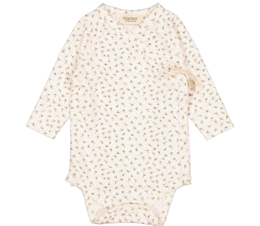Marmar Copenhagen MarMar Omslagsbody Modal Smooth Print Belita Petite Fleurs (62 / 3 mnd)