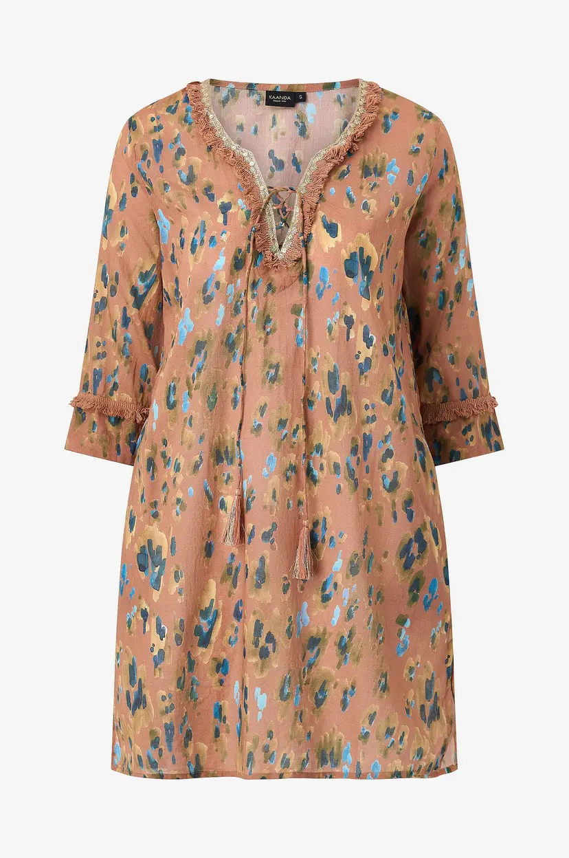 KAANDA Beach life Strandkjole Greta Dress - Flerfarget