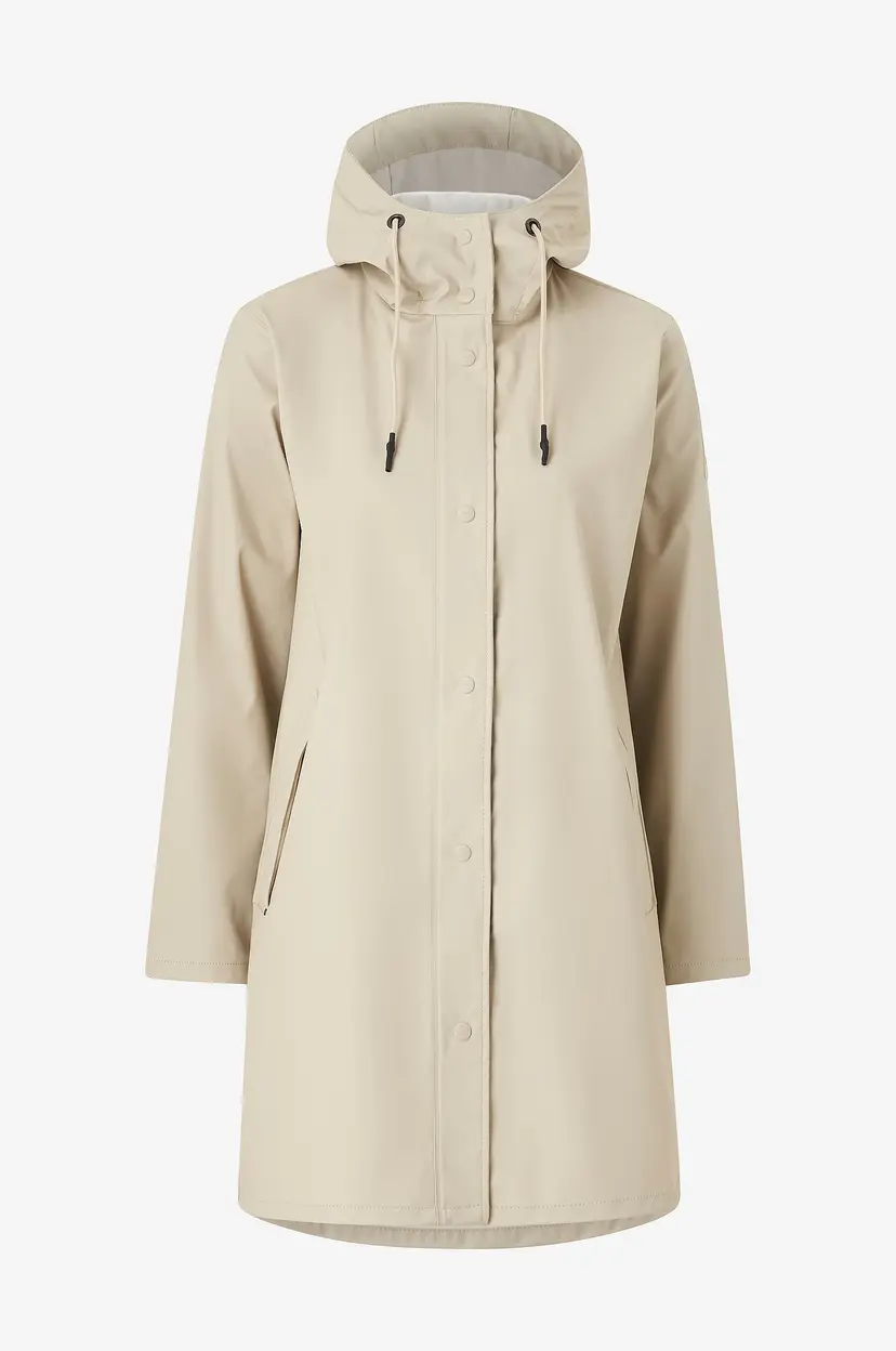 Tenson Regnfrakk Apelviken PU Coat W - Beige