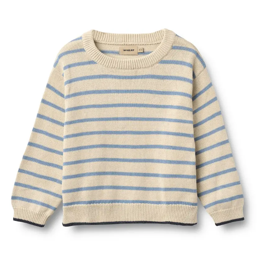 Wheat Wheat - Genser Knit Morgan Faded Denim Stripe
