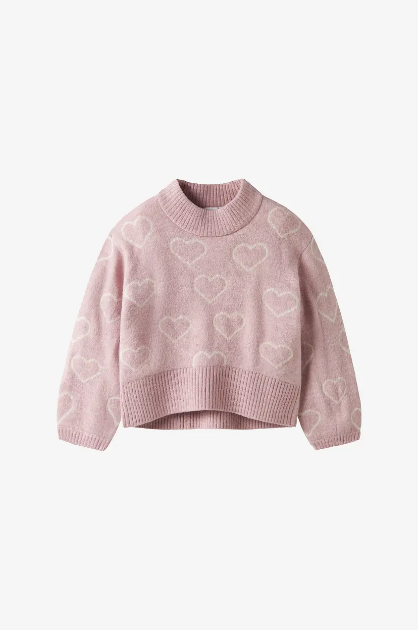NAME IT Pullover nkfLeify LS Oversize Knit - Rosa