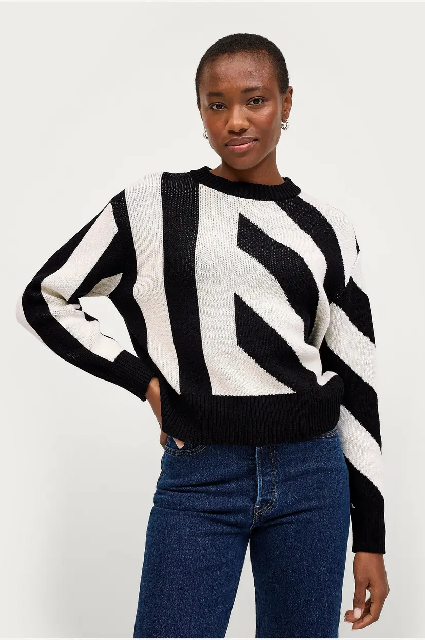 Soaked In Luxury Genser slCabba Pullover LS - Svart