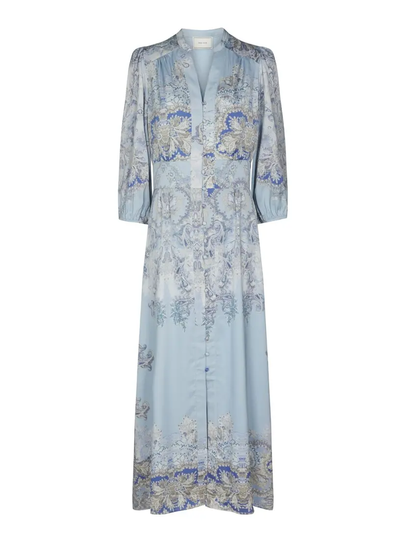 Neo Noir Stellar Artist Paisley Dress