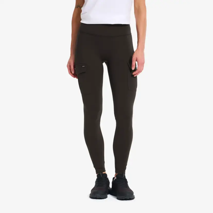 RevolutionRace Summit Hiking Pocket Leggings Dame Espresso