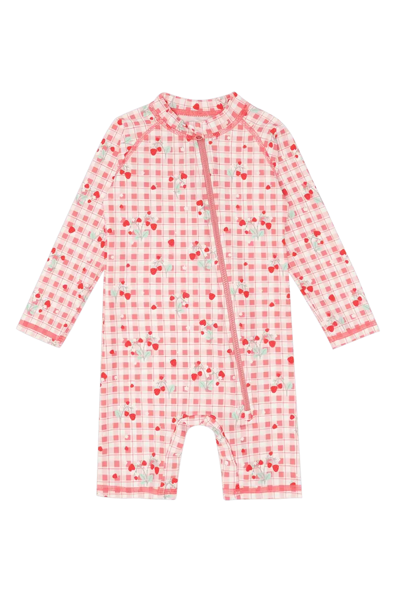 Hust and Claire Hust And Claire Malaz UV Drakt Ivory m/Bærprint (3-4 år)