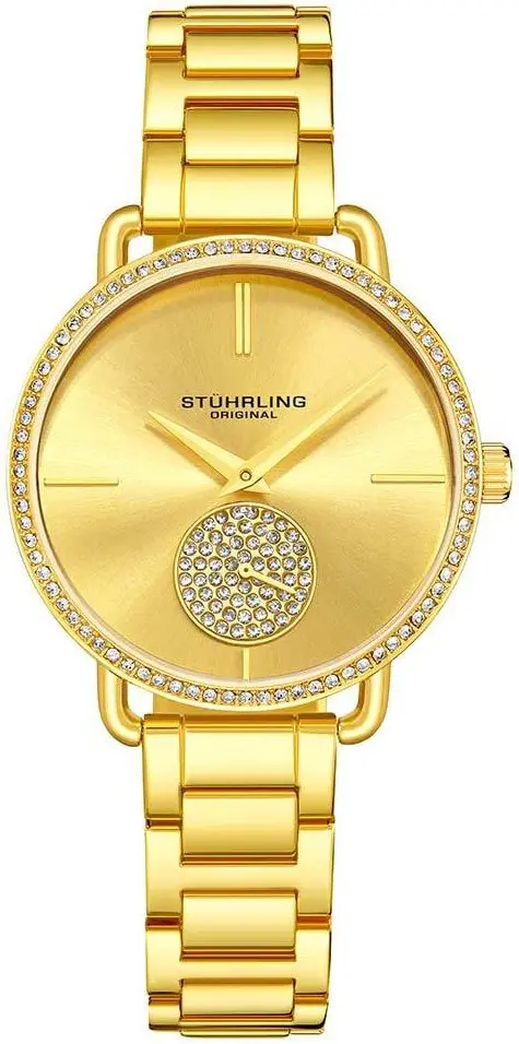 Stührling Original Stührling Original Dameklokke 3909.2 Vogue Gull/Gulltonet stål Ø38