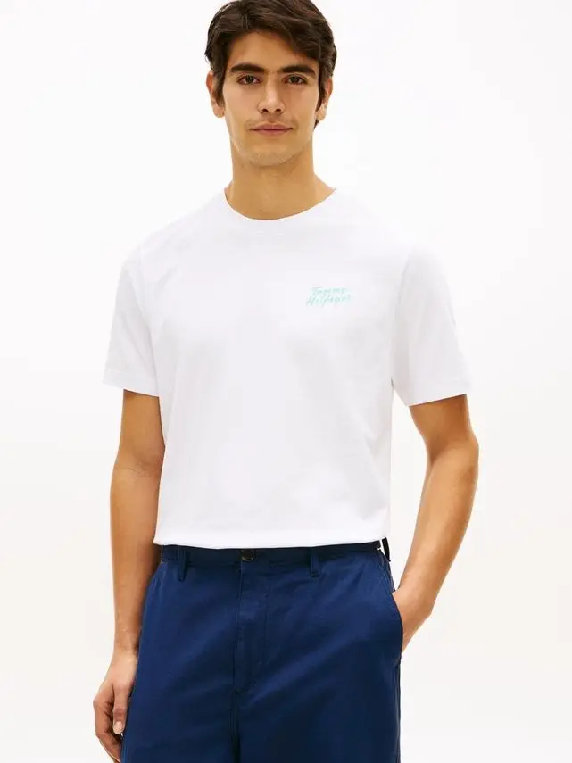 Tommy Hilfiger PALM PHOTO PRINT TEE