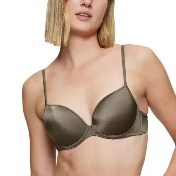 Triumph Triumph Midnight Swim Push-Up Bikini Top Khaki B 36 Dame