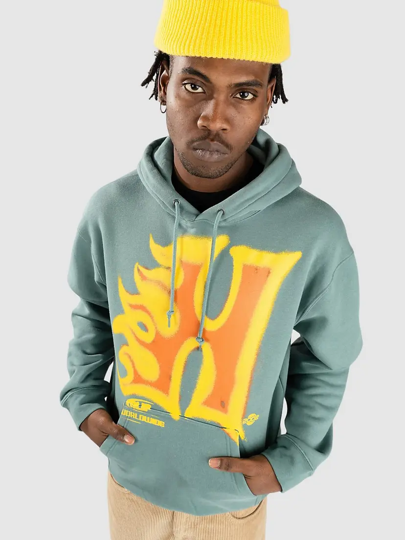 HUF HUF Heat Wave Hettegenser grønn