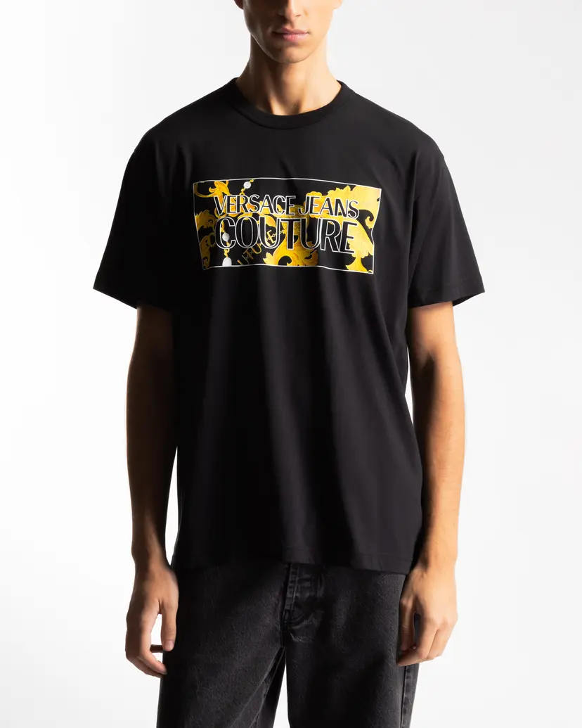 Versace Jeans Couture Versace Jeans Couture 75GAHE01 Black T-shirt
