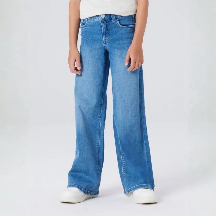 NAME IT Name It - Jeans Bukse Polly X-Wide Medium Blue Denim