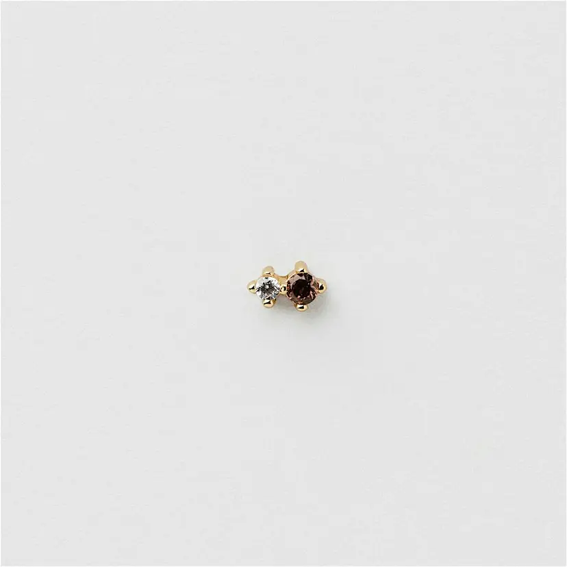 Safira Sparkle Duo Espresso Piercing