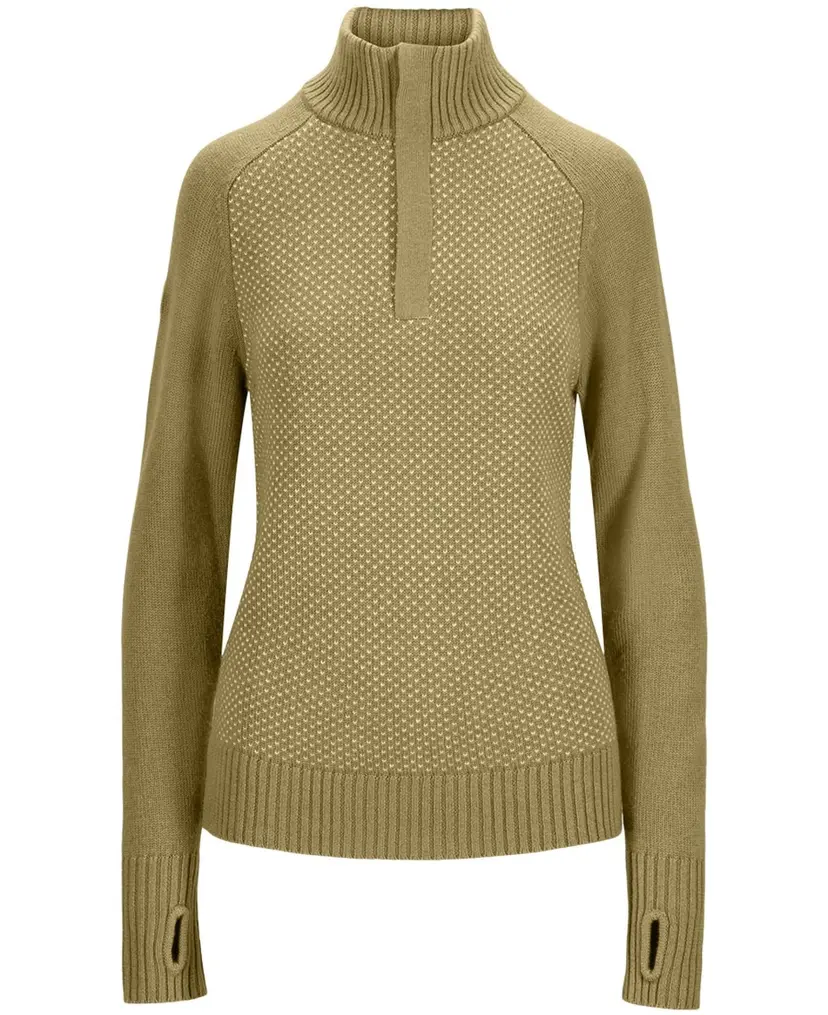 Tufte Wear Tufte Wear W Robin Low Half Zip Khaki