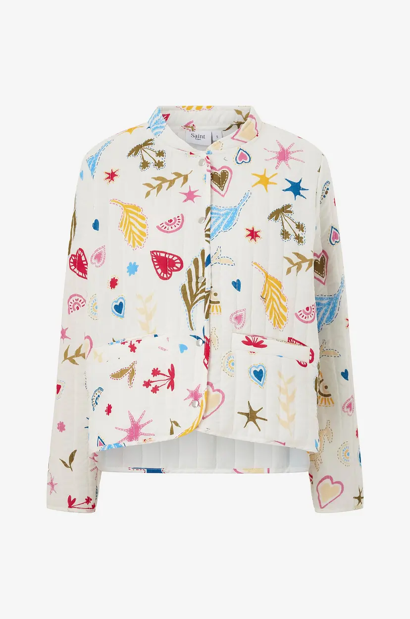 Saint Tropez Jakke JacqiSZ Jacket - Hvit