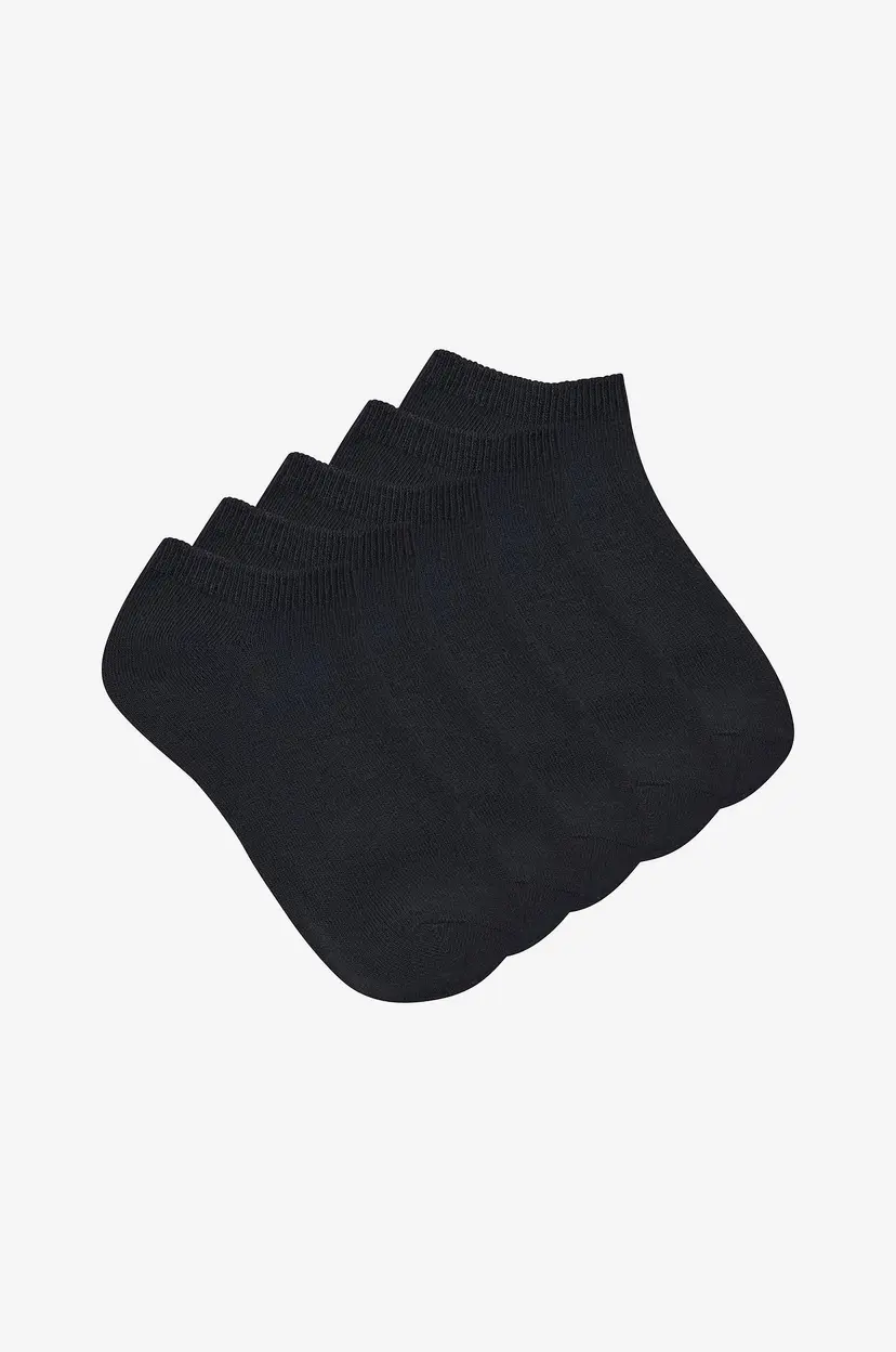 Ellos Collection Sneakerstrømper 5-pakning - Svart