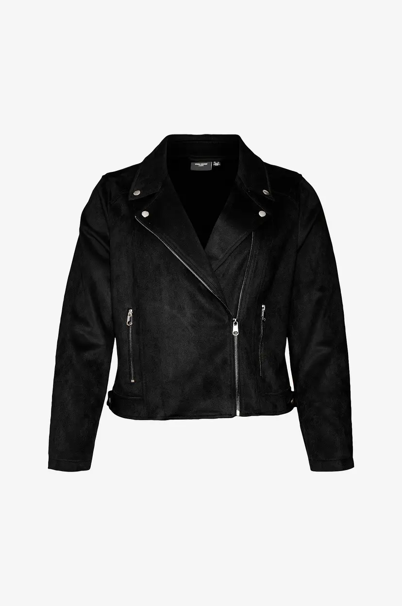 Vero Moda Curve Biker jakke vmcJose Short - Svart