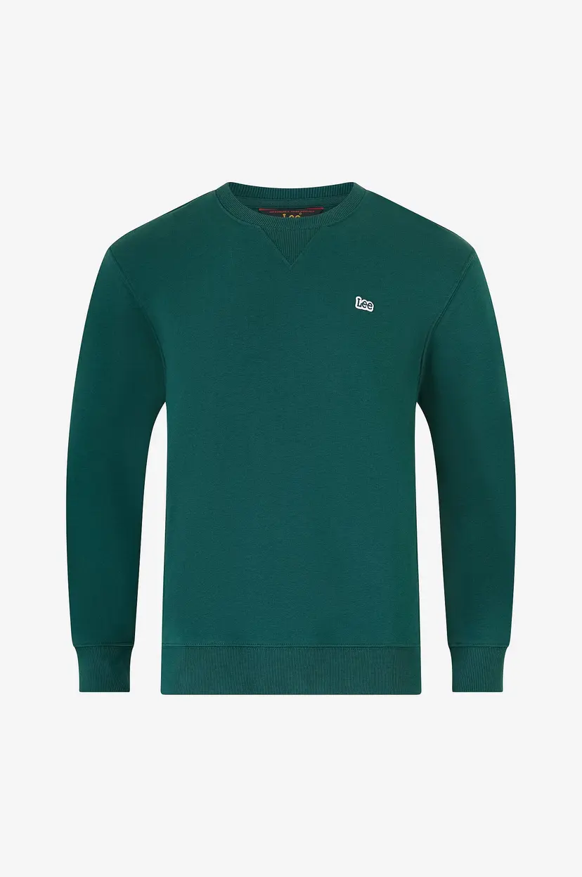 Lee Collegegenser Patch Crew Sws - Grønn