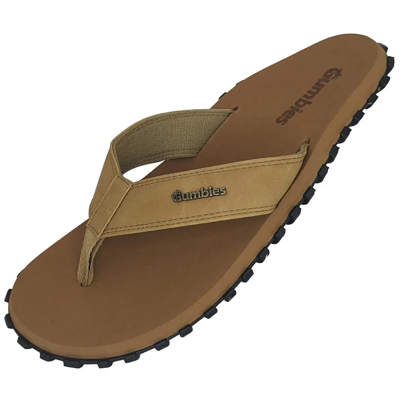 Gumbies Gumbies Vegovert Flip-Flops Tan
