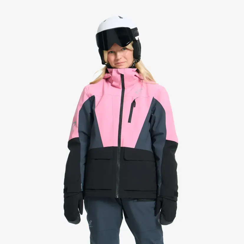 RevolutionRace AccXel Insulated 2L Ski Jacket Teens Cashmere Rose/India Ink