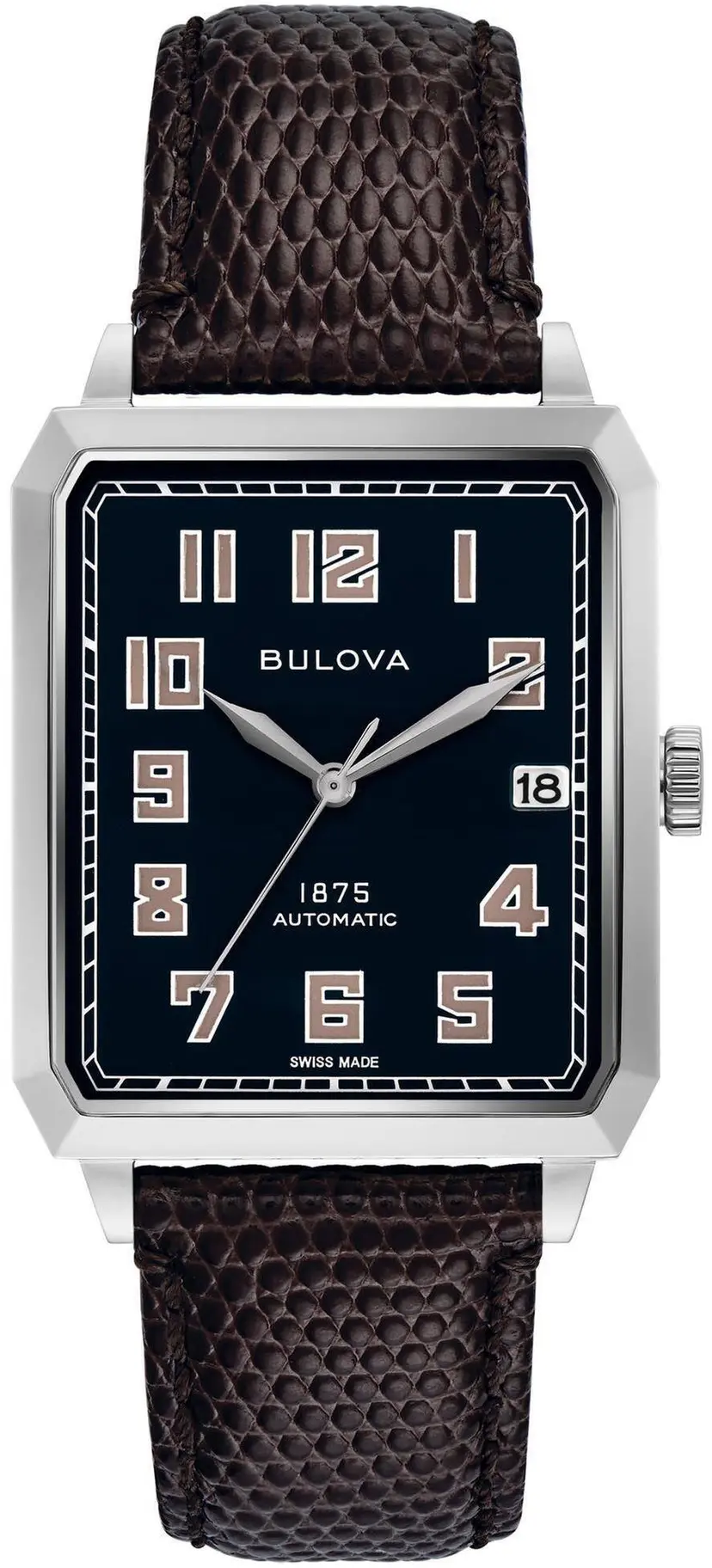 Bulova Bulova Herreklokke 96B332 Sort/Lær