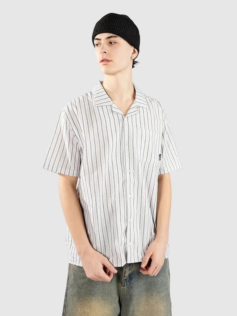 Blue Tomato Blue Tomato Striped Linen Skjorte mønster