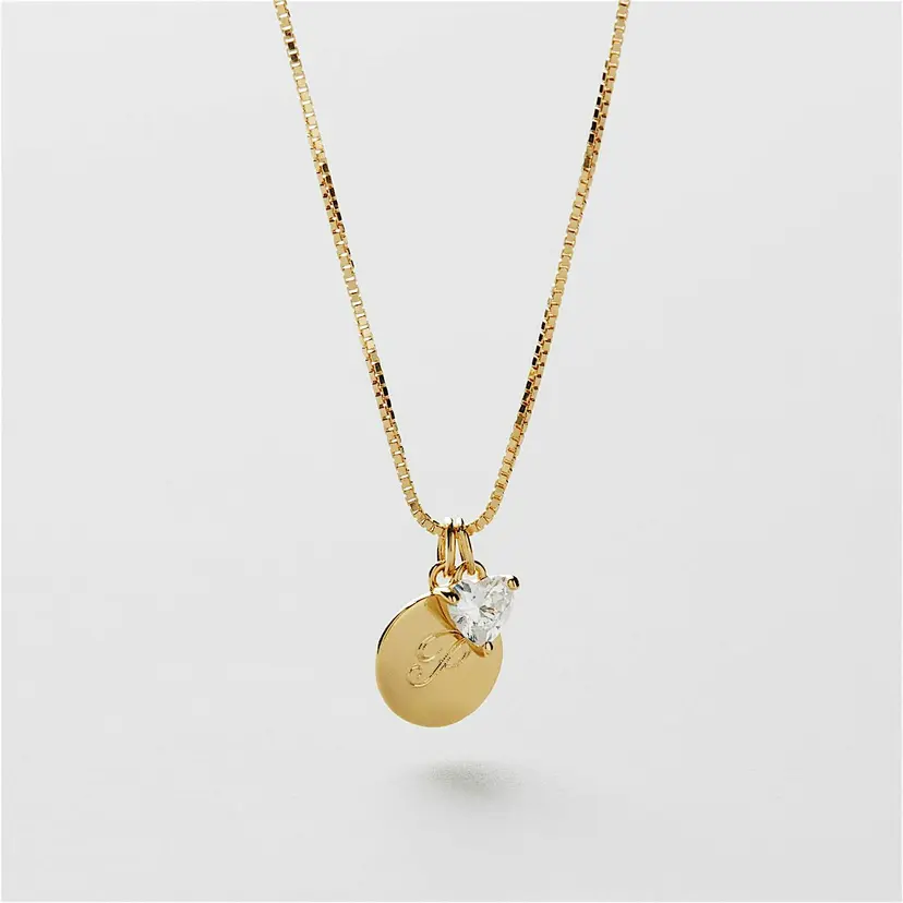Adore Charm Halskjede Gravering