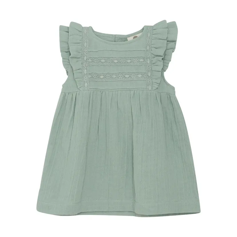 En Fant En Fant Dress SS Jadeite (134 / 9 år)