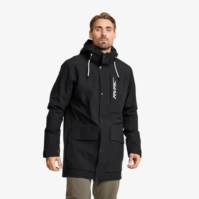 RevolutionRace Status 2L Parka Herre Black