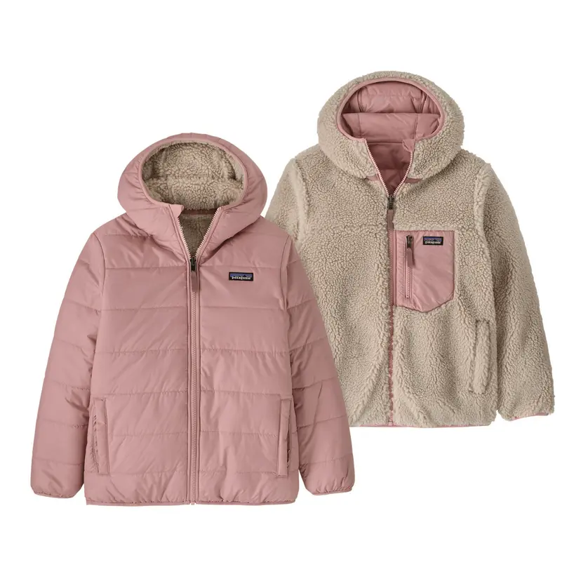 Patagonia Patagonia - Kids Reversible Ready Freddy Hoody Fuzzy Mauve