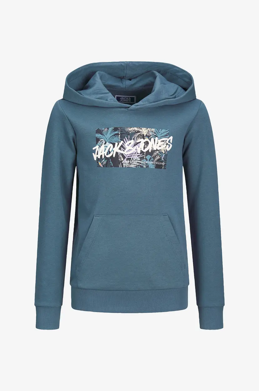 Jack & Jones Junior Hettegenser jjHawaii Shape Sweat Hood Jnr - Blå
