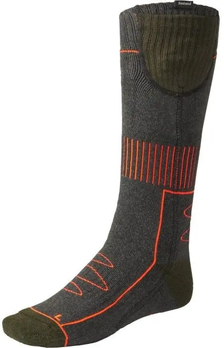 Seeland Seeland Celsius Heat Socks Pine Green Melange