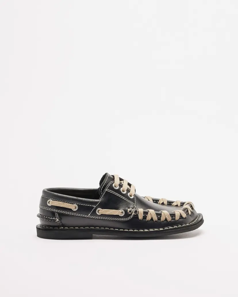Camper Lab Camper Lab Eki Black Boat shoes