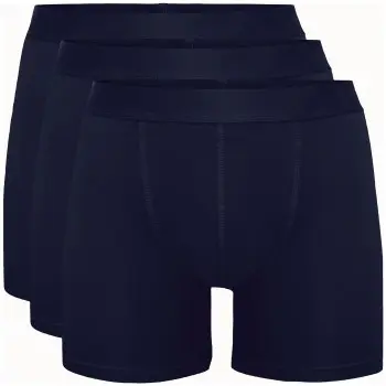Resteröds Resteröds 3P Bamboo Boxer Long leg Marine Herre