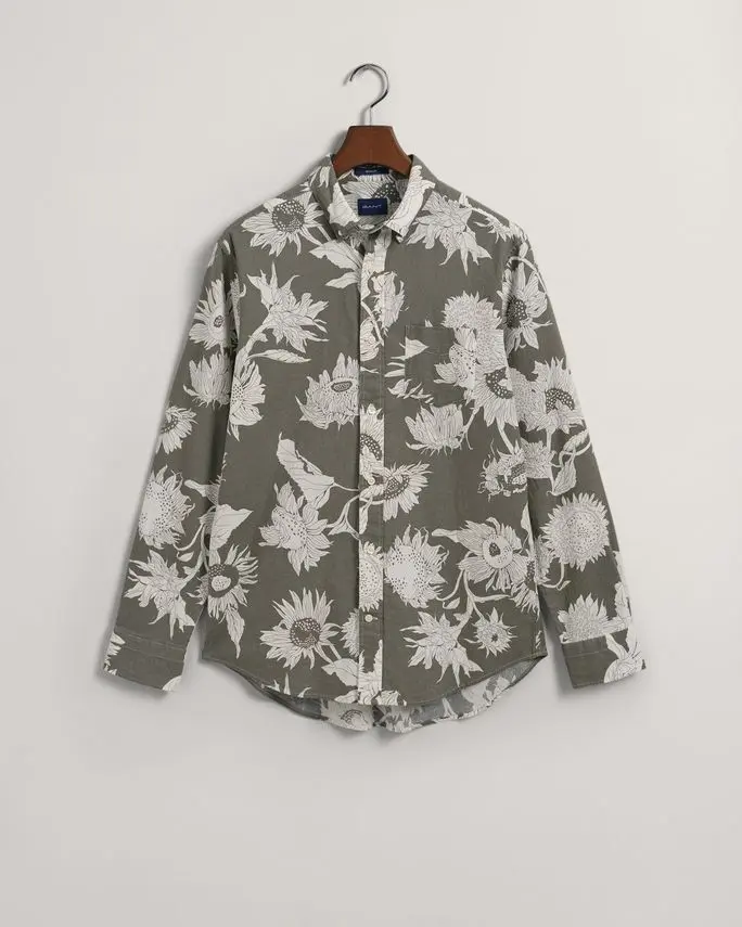 Gant REG COTTON LINEN SUNFLOWER SHIRT