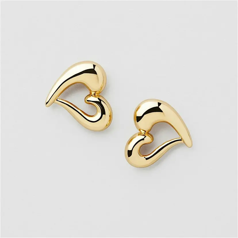 Safira Helin Heart Studs